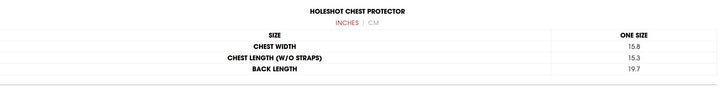 O'Neal Holeshot Chest Protector - One Size Fits All Adult