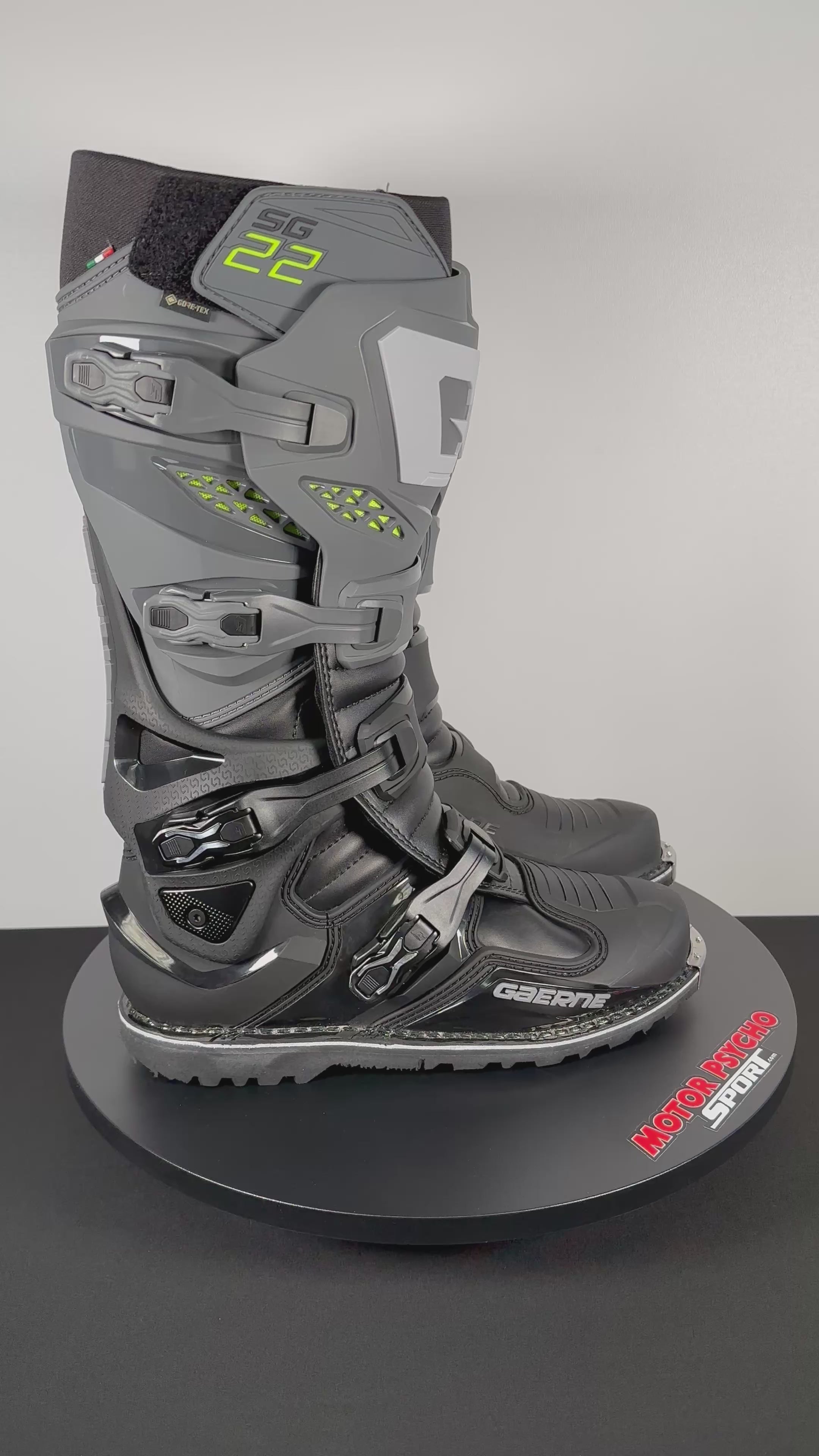 Gaerne SG-22 Gore-Tex Enduro Boots - Anthracite - CLOSEOUT – Motor