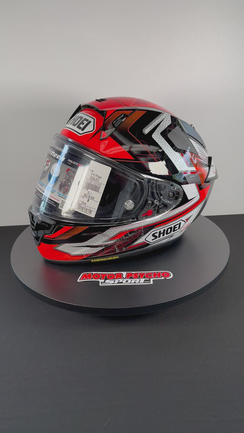 Shoei X-15 Escalate Helmet - TC-1 Red/Black/White - Size Medium