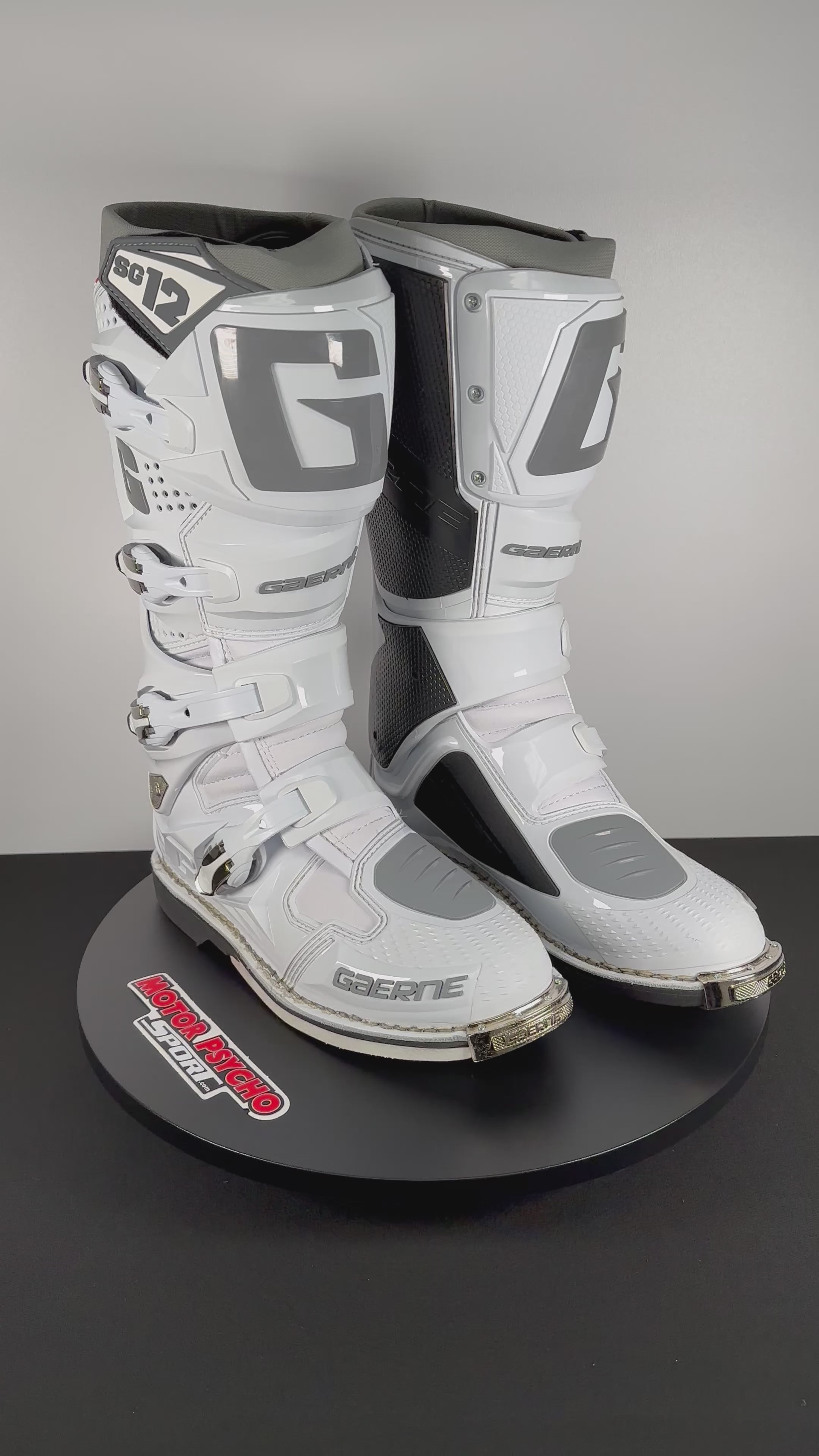 Gaerne SG-12 Boots - White – Motor Psycho Sport