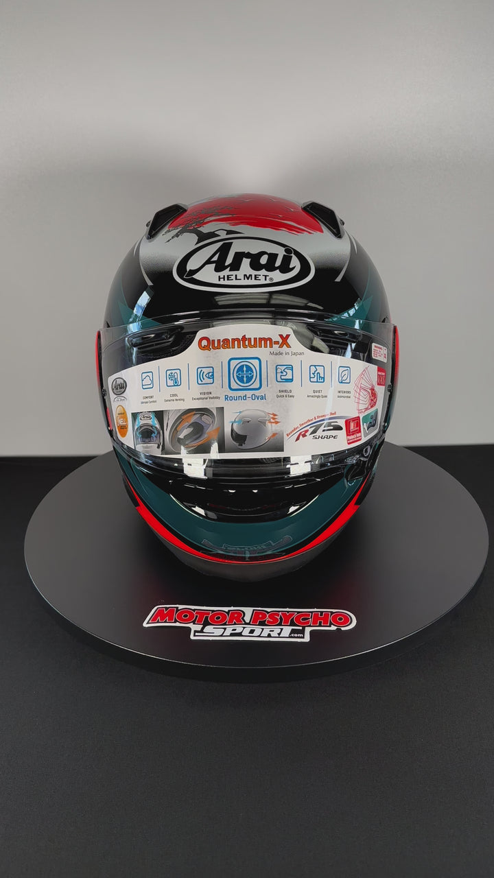 Arai Quantum-X Helmet - Wave - Size 2XL - OPEN BOX