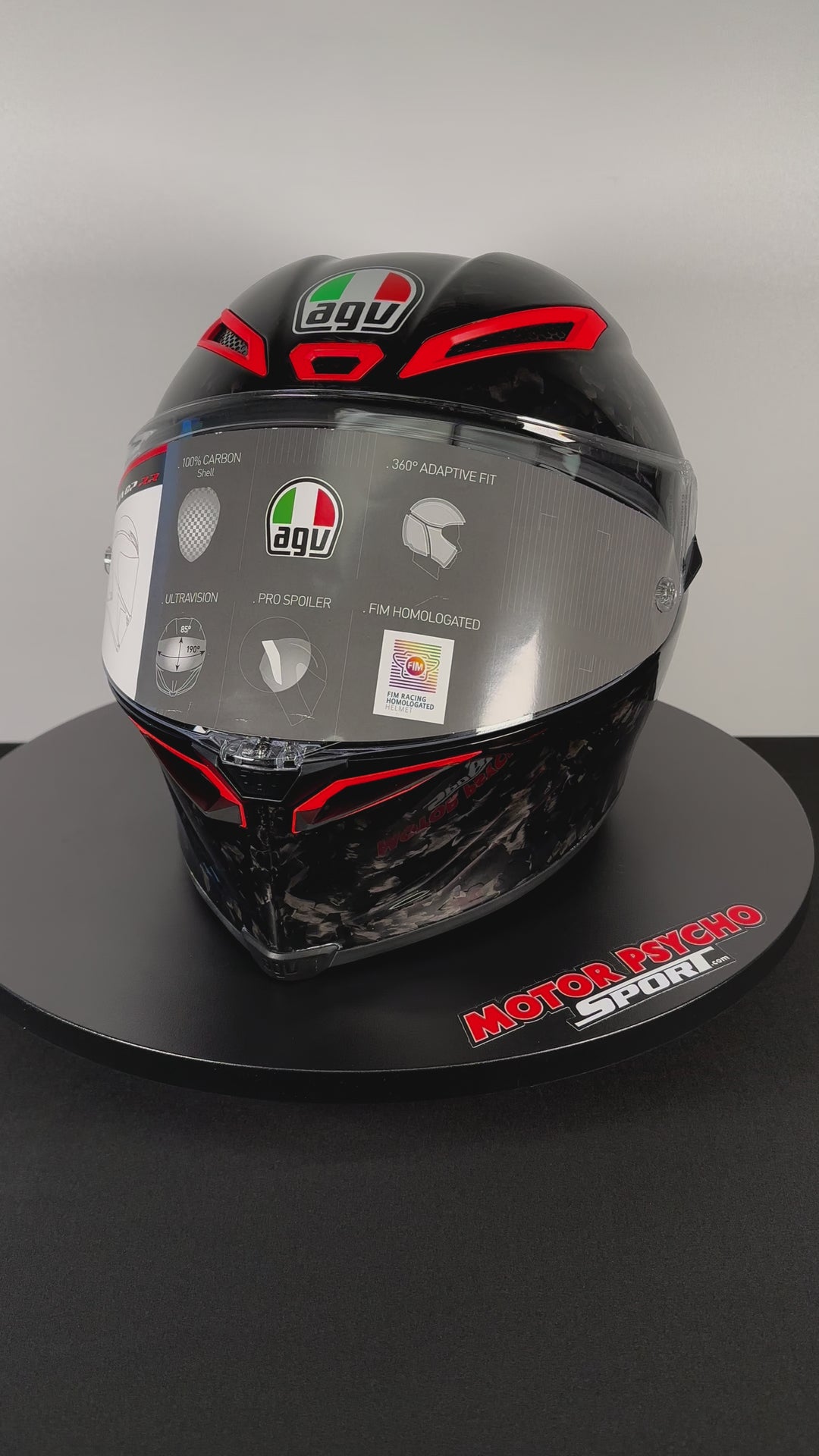 AGV Pista GP RR Italia Carbonio Forgiato Helmet - Size Medium -OPEN BOX