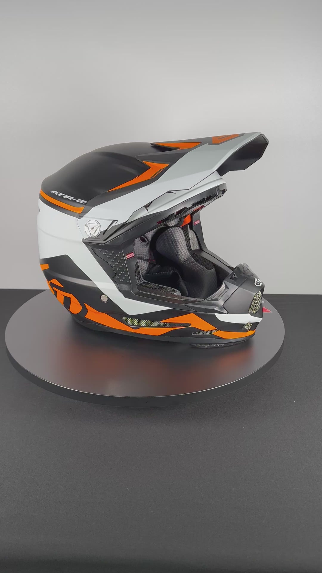 6D ATR-2Y Drive Youth Helmet - Neon Orange