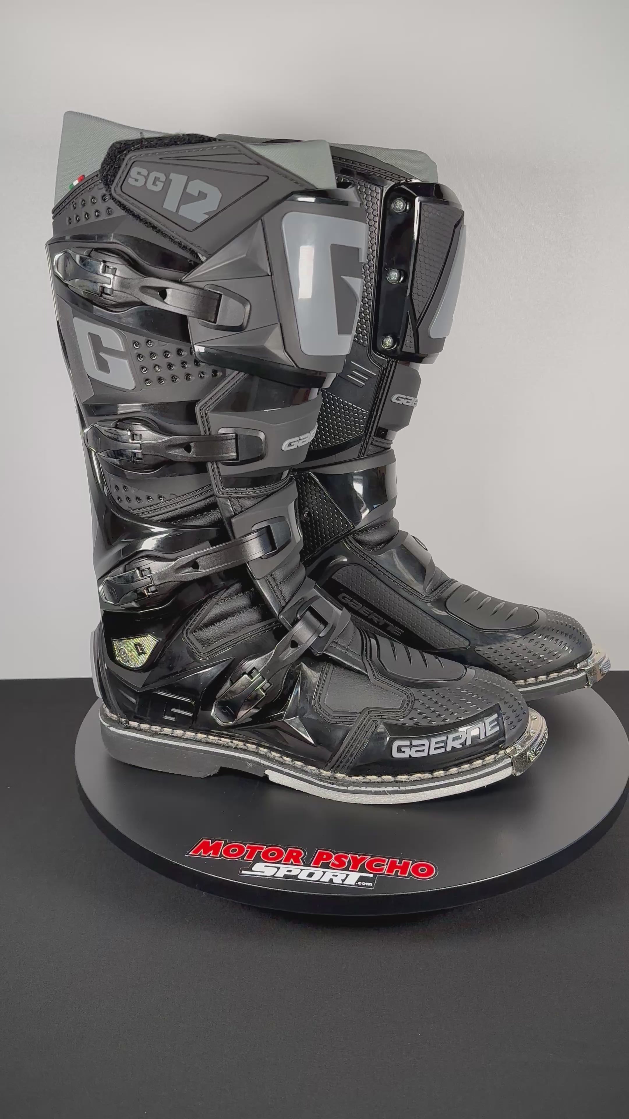 Gaerne SG-12 Boots - Black – Motor Psycho Sport