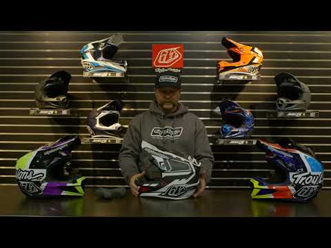 Troy Lee Designs SE5 Carbon Helmet W/MIPS Lines Black