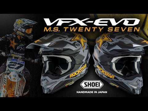 Shoei VFX-EVO Malcom Stewart 27 Helmet - M2-27 TC-5
