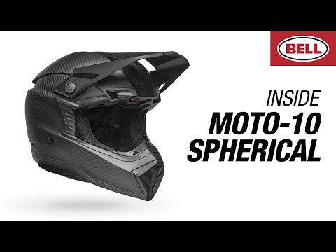Bell Moto-10 Spherical Helmet - Sliced Matte/Gloss Retina/Blue