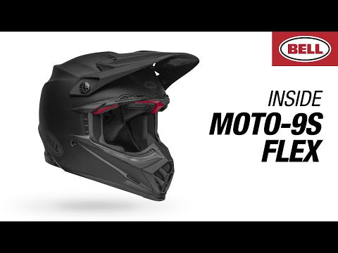 Bell Moto-9S Flex Helmet - Fasthouse Smoke Bomb Matte/Gloss Black/Hi-Viz