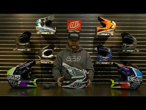 Troy Lee Designs SE5 Carbon Helmet W/MIPS Saber Rocket Red