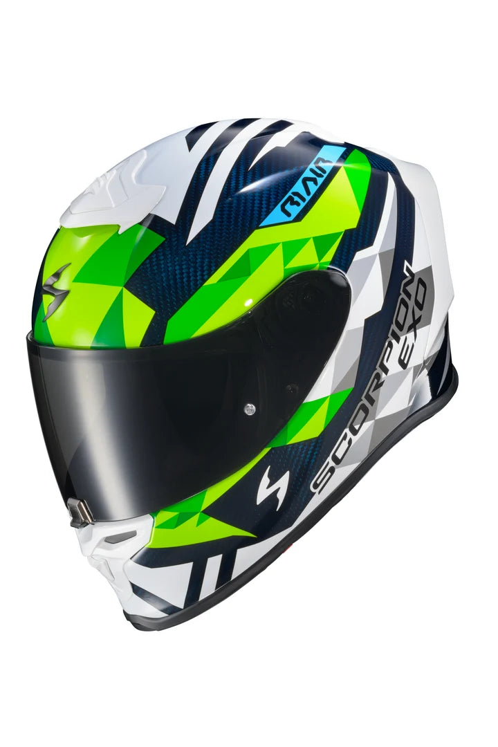 Scorpion Exo - Exo-R1 Air - Rastor White/Green/Blue
