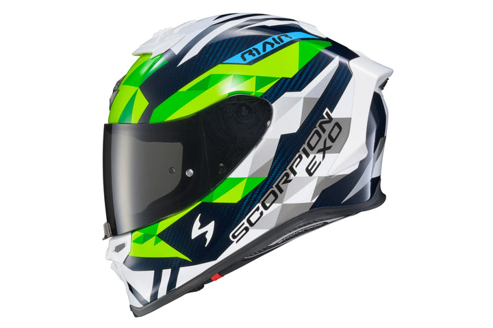 Scorpion Exo - Exo-R1 Air - Rastor White/Green/Blue