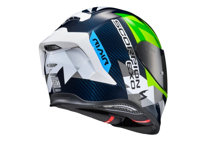 Scorpion Exo - Exo-R1 Air - Rastor White/Green/Blue