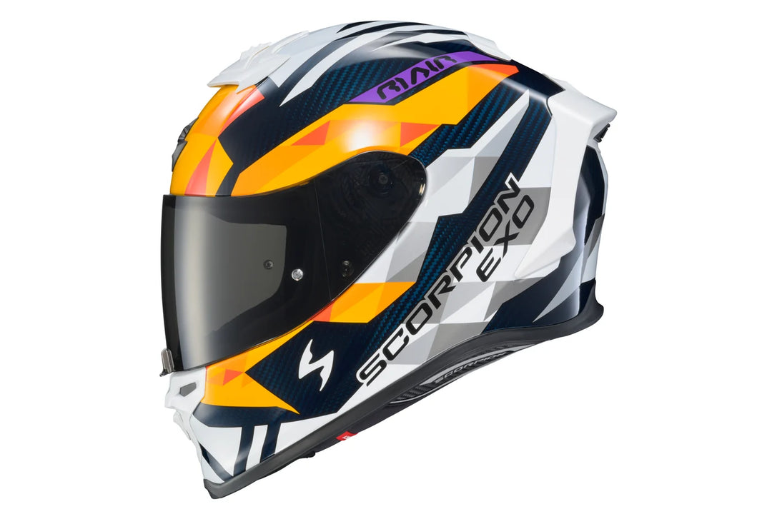 Scorpion Exo - Exo-R1 Air - Rastor Orange/White/Blue