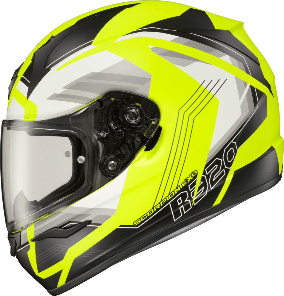 Scorpion Exo EXO-R320 Full-Face Helmet Hudson Hi-Vis - Motor Psycho Sport