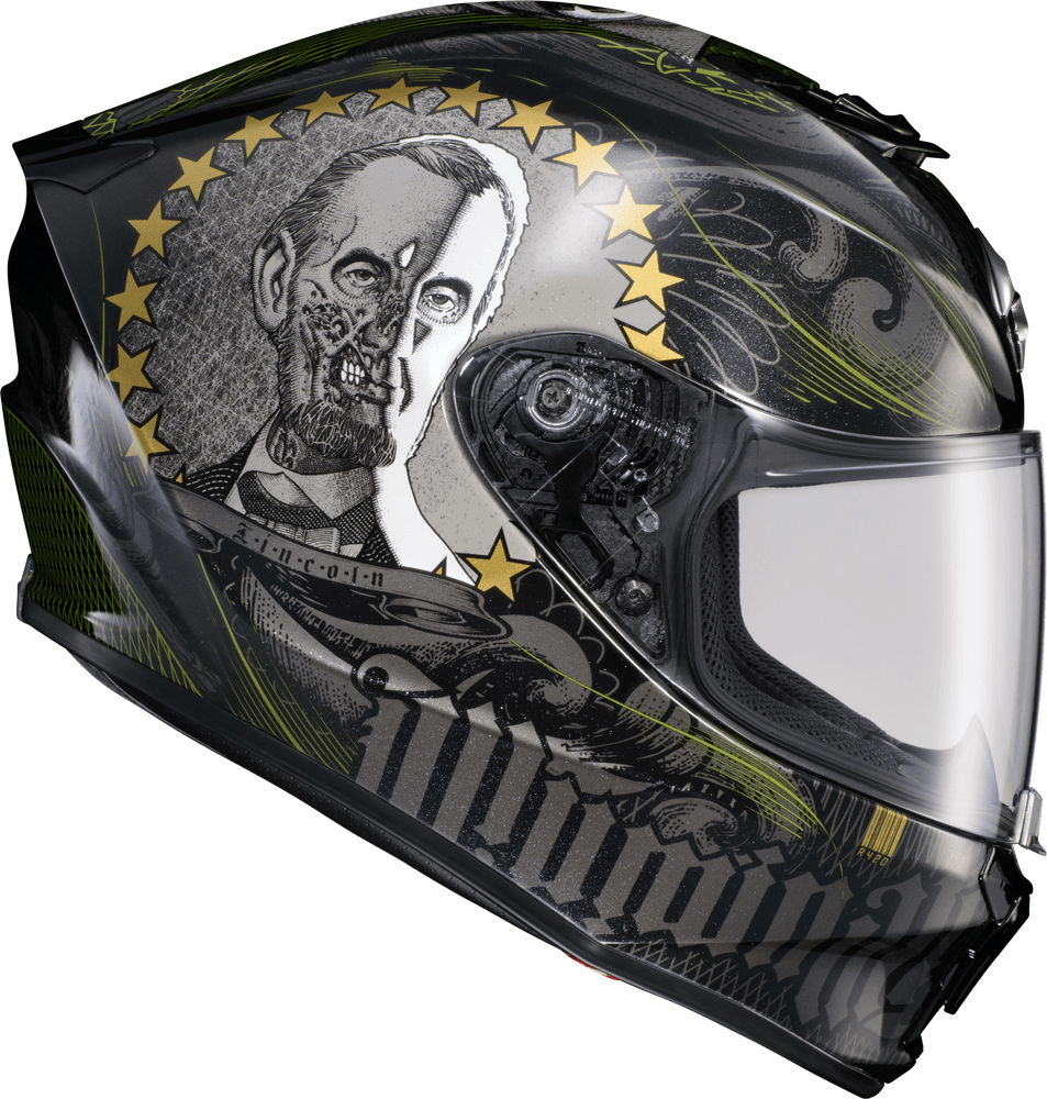 Scorpion Exo EXO-R420 Full Face Helmet Illuminati 2 Black - Motor Psycho Sport