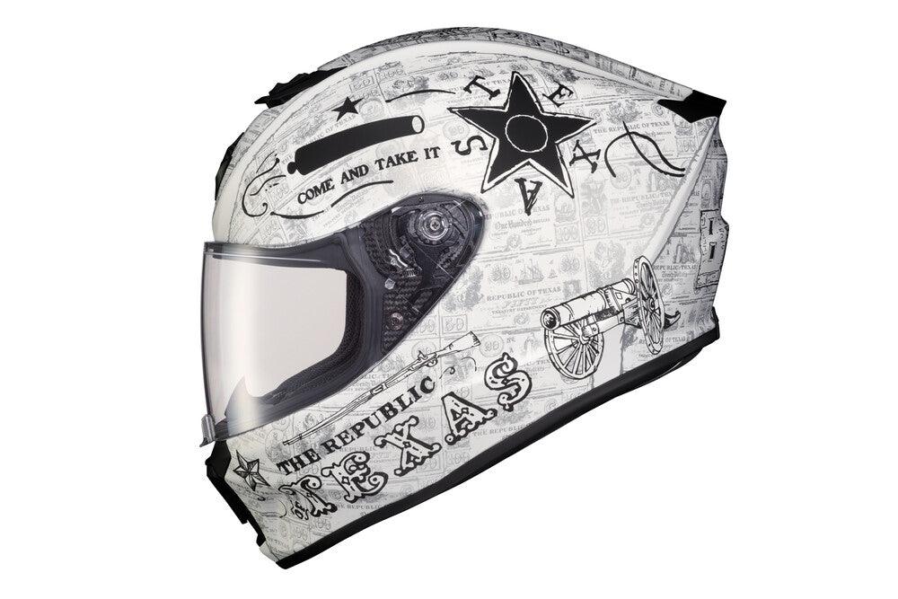Scorpion Exo EXO-R420 Full Face Helmet Lone Star White - Motor Psycho Sport