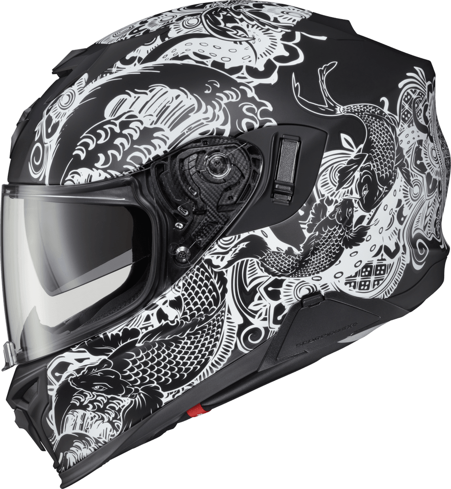 Scorpion Exo Exo-T520 Helmet Nama-Sushi Black/White - Motor Psycho Sport
