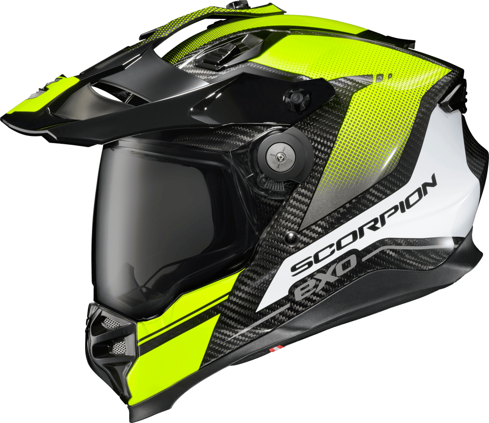 hi viz scorpion helmet Scorpion EXO XT9000 Carbon Full-Face Helmet | Trailhead Hi-Vis