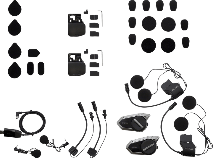 Sena 50S Dual Pack - Mesh Communicaton with Premium Sound By Harman Kardon - Motor Psycho Sport