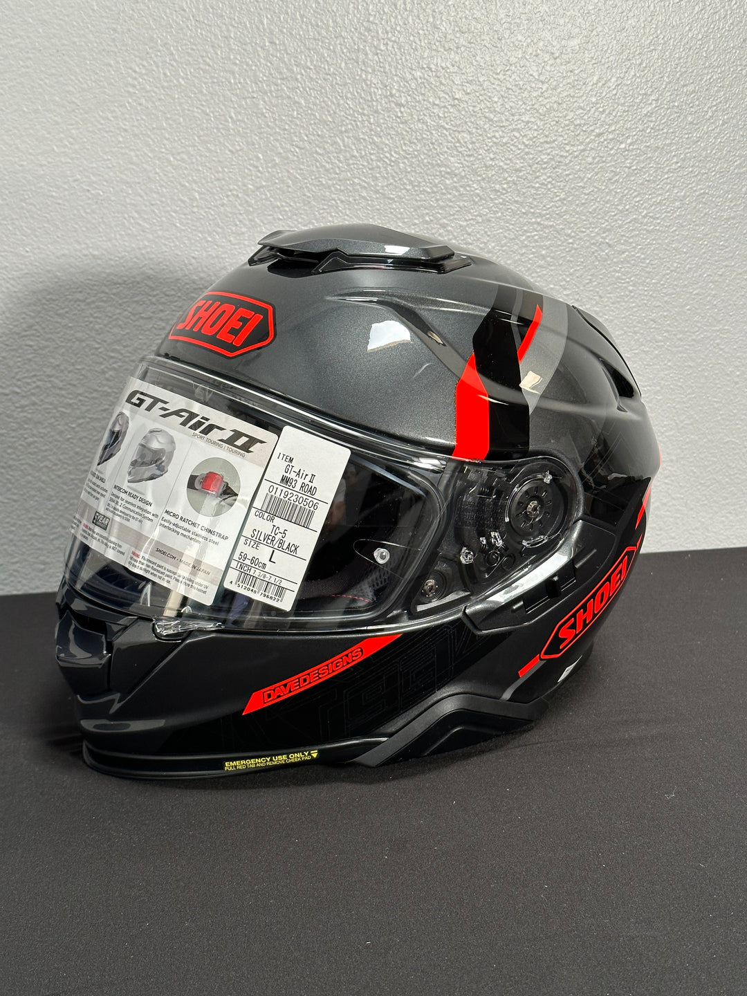 Shoei GT-Air II MM93 Collection Helmet - TC-5 Black/Red - USED 