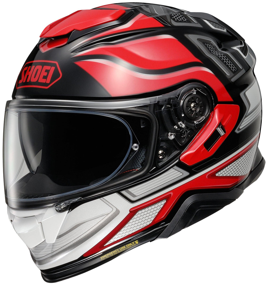 Shoei GT-Air II Notch Helmet - TC-1 Red/Silver/Black/White - Motor Psycho Sport