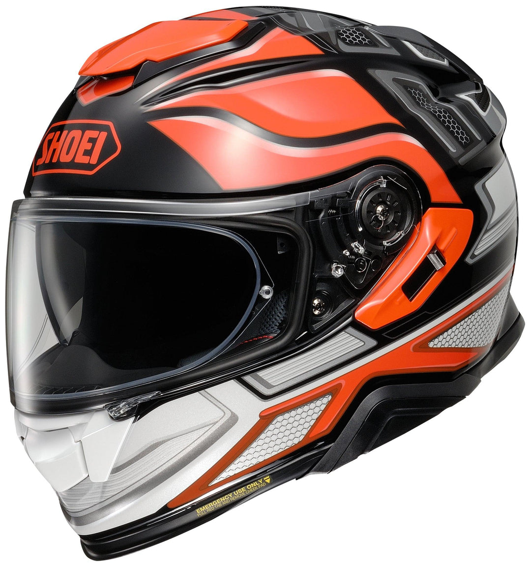 Shoei GT-Air II Notch Helmet - TC-8 Orange/Black/Silver/White - Motor Psycho Sport