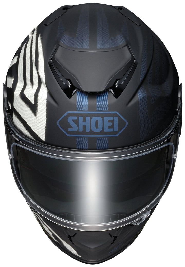 Shoei GT-Air II Qubit Helmet - TC-5 Matte White/Black - Motor Psycho Sport