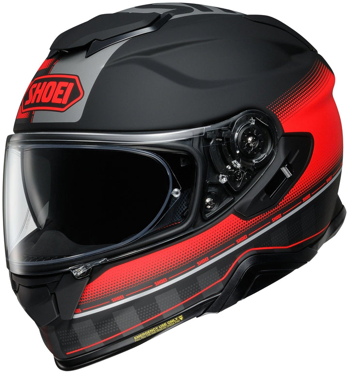 Shoei GT-Air II Tesseract Helmet - Matte TC-1 Red/Black - Motor Psycho Sport
