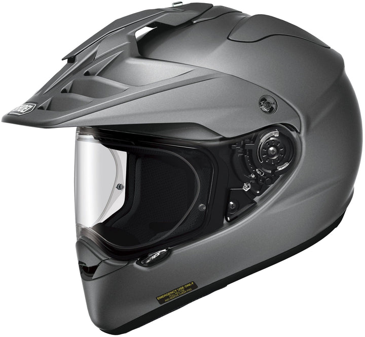 Shoei Hornet X2 Adventure Helmet - Matte Deep Gray - Motor Psycho Sport