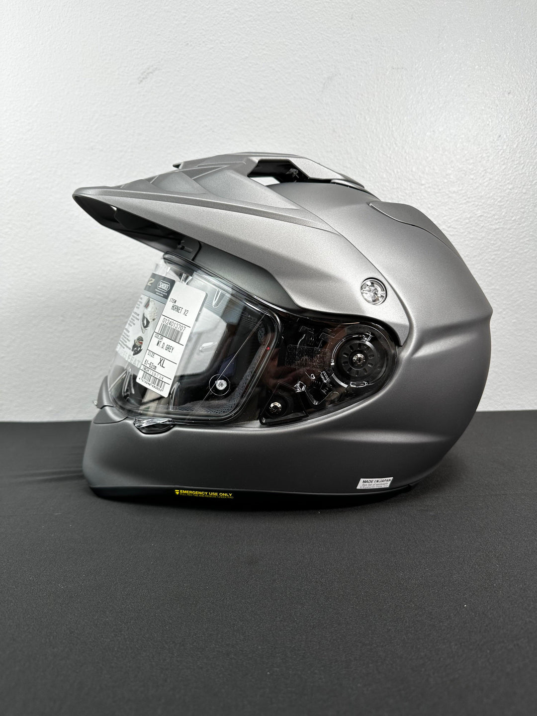 Shoei Hornet X2 Adventure Helmet - Matte Deep Gray - Size XL - OPEN BOX - Motor Psycho Sport