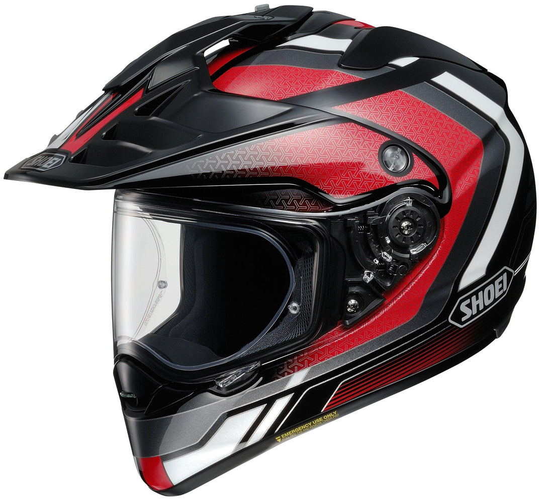 Shoei Hornet X2 Sovereign Adventure Helmet - TC-1 Red/Black - Motor Psycho Sport