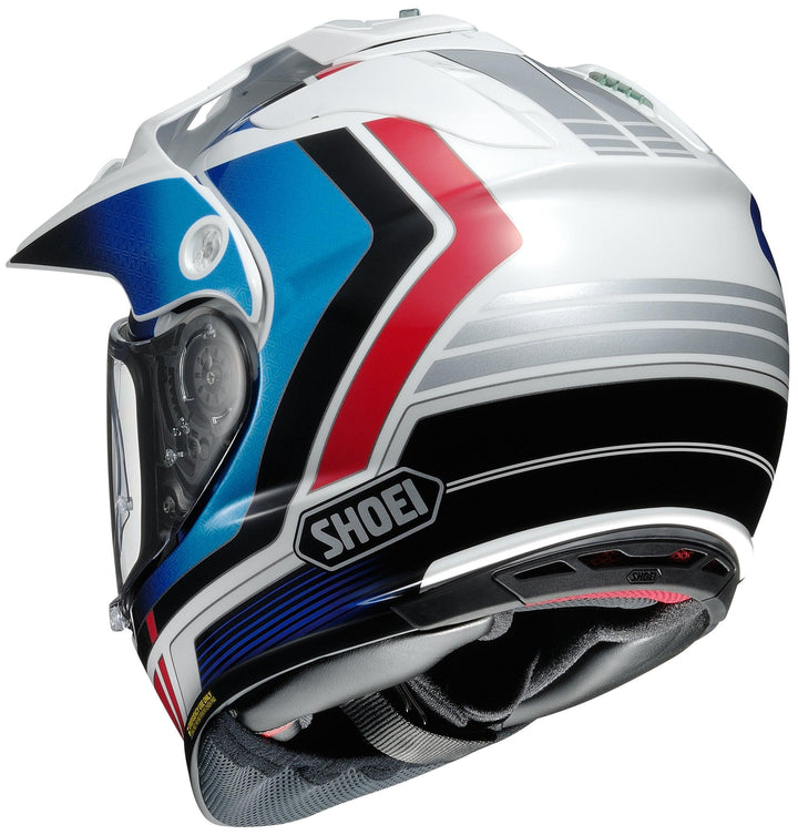 Shoei Hornet X2 Sovereign Adventure Helmet - TC-10 Red/White/Blue - Motor Psycho Sport
