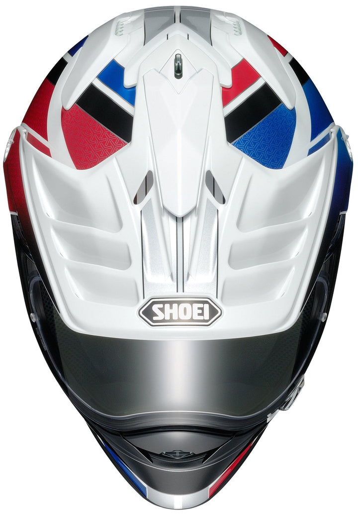 Shoei Hornet X2 Sovereign Adventure Helmet - TC-10 Red/White/Blue - Motor Psycho Sport