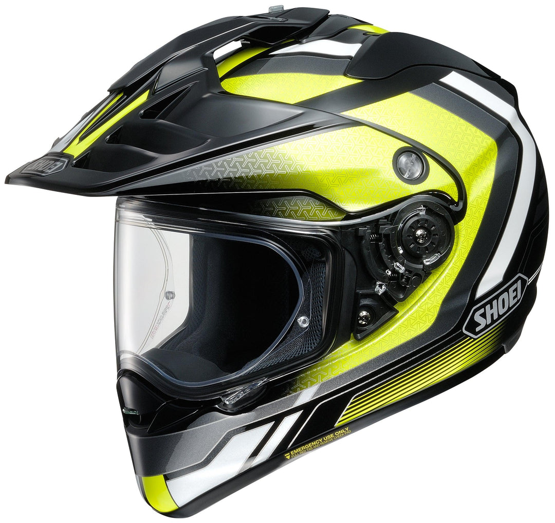 Shoei Hornet X2 Sovereign Adventure Helmet - TC-3 Hi-Viz/Black - Motor Psycho Sport