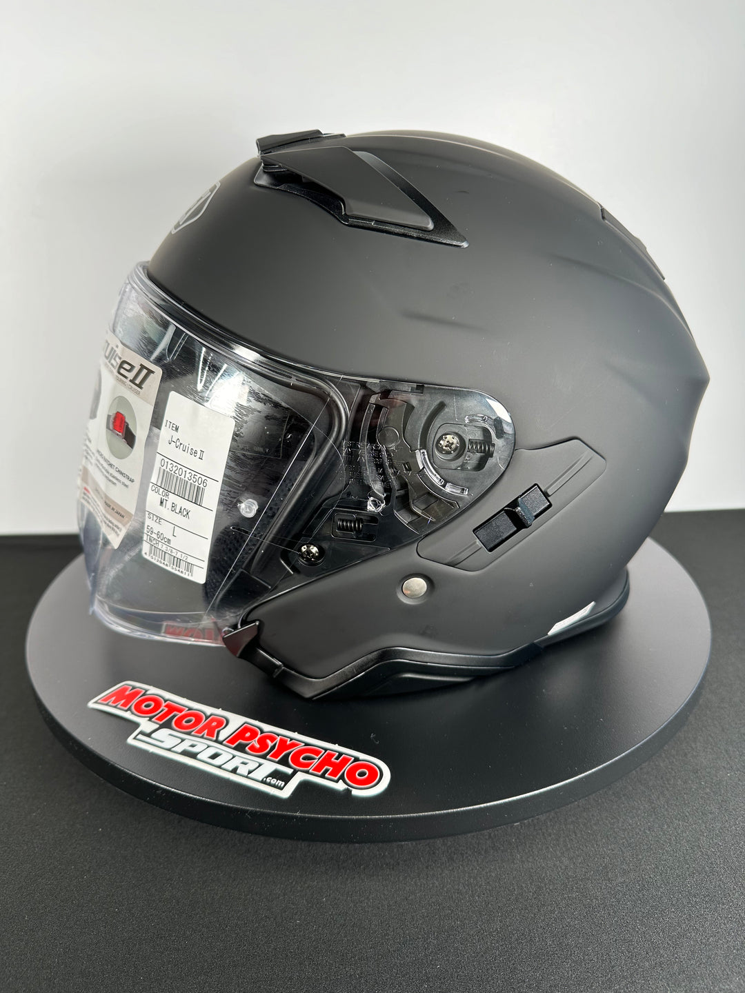 Shoei J-Cruise II Open-Face Helmet - Matte Black - Size Large - OPEN BOX - Motor Psycho Sport