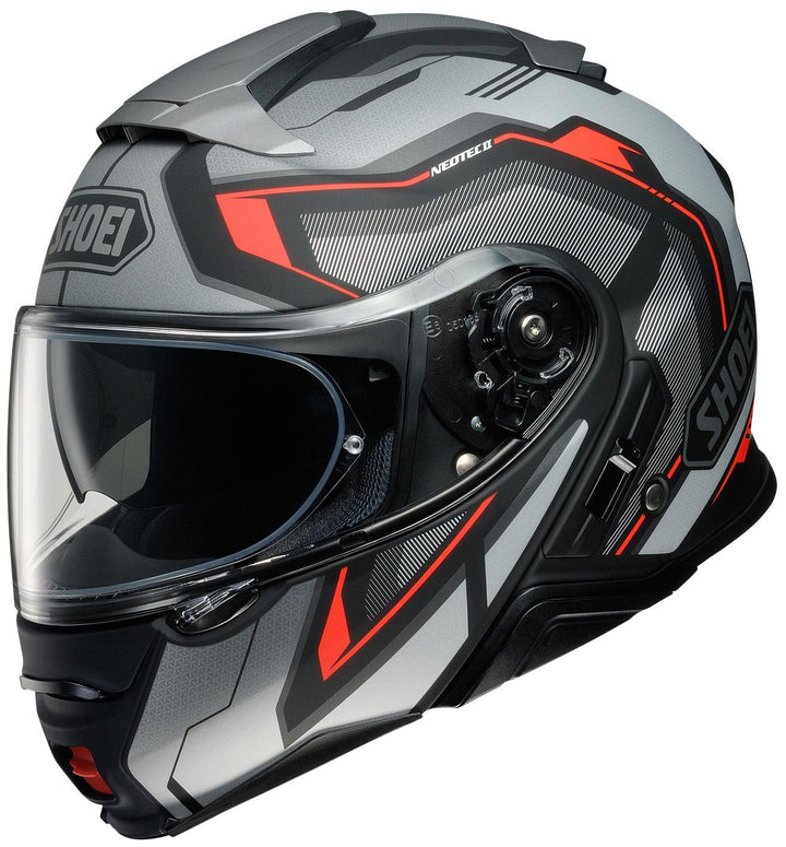 Shoei Neotec II Respect Modular Helmet - TC-5 Silver/Gray - Motor Psycho Sport