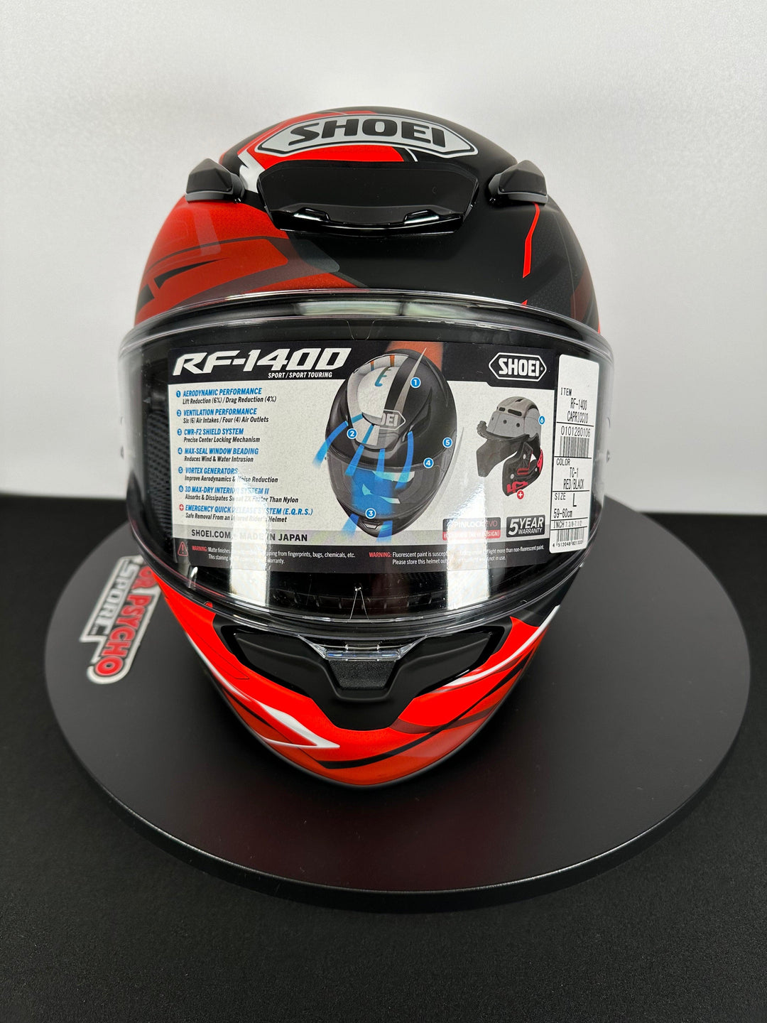Shoei RF-1400 Capriccio Helmet - TC-1 - Size Large - OPEN BOX - Motor Psycho Sport
