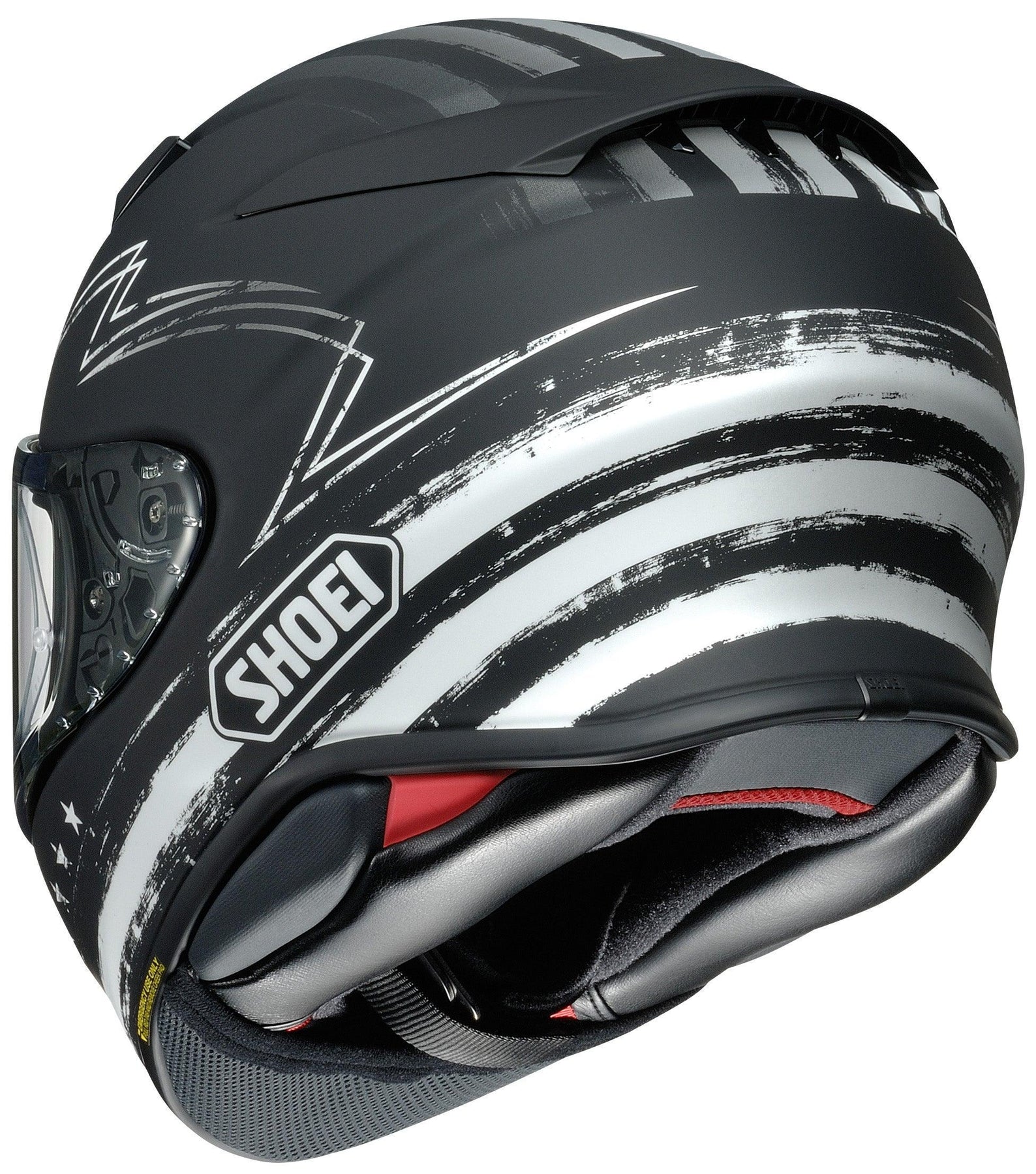 rf 1200 shoei tc 5 black and white Shoei RF-1400 Dedicated 2 Helmet Matte TC-5 Black/White – Motor Psycho Sport