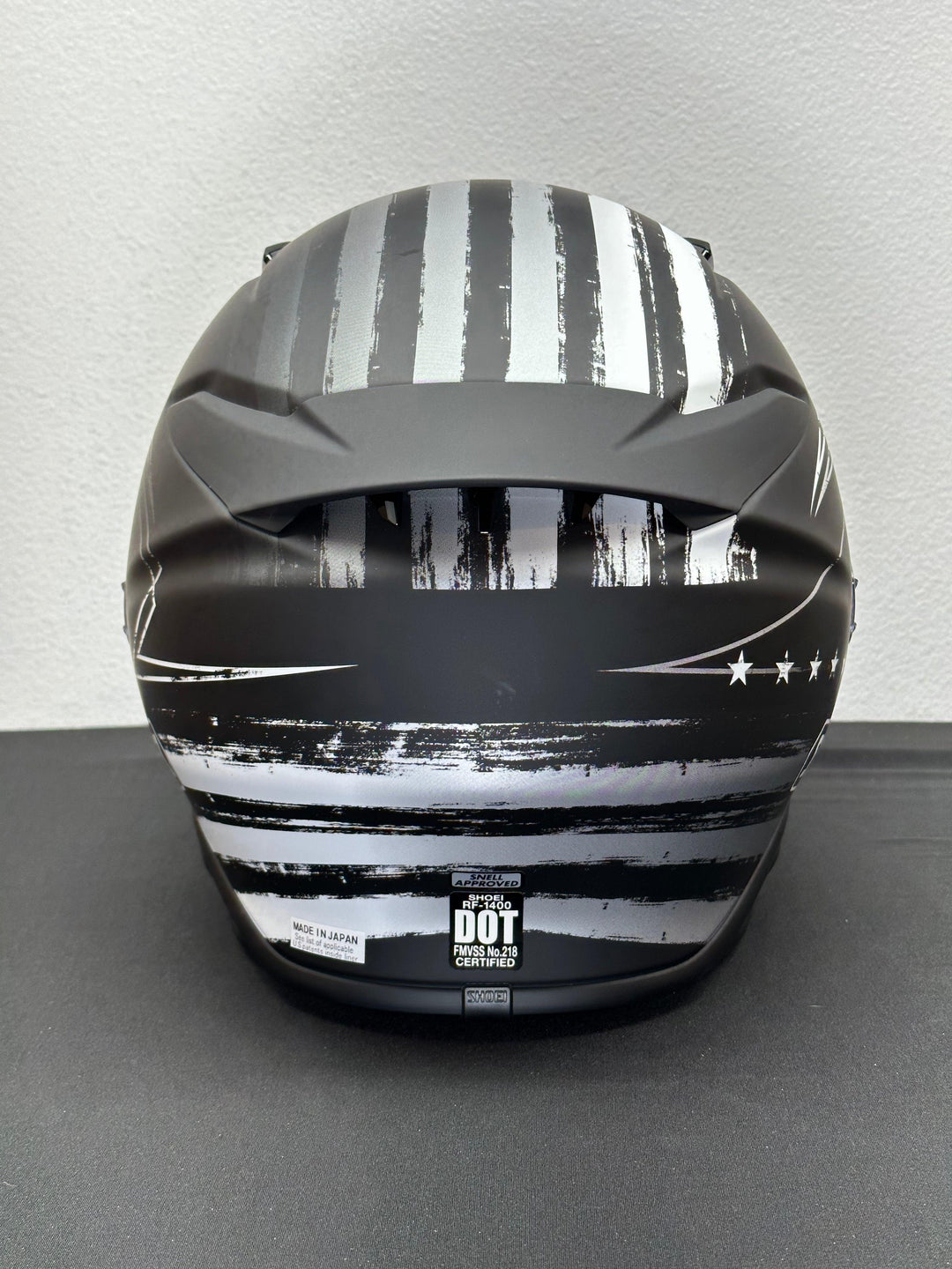 Shoei RF-1400 Dedicated 2 Helmet Matte TC-5 Black/White - Size Medium - OPEN BOX - Motor Psycho Sport