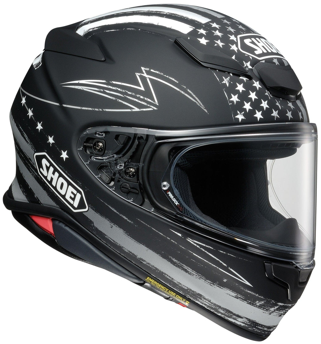 Shoei RF-1400 Dedicated 2 Helmet Matte TC-5 Black/White - Size Medium - OPEN BOX - Motor Psycho Sport