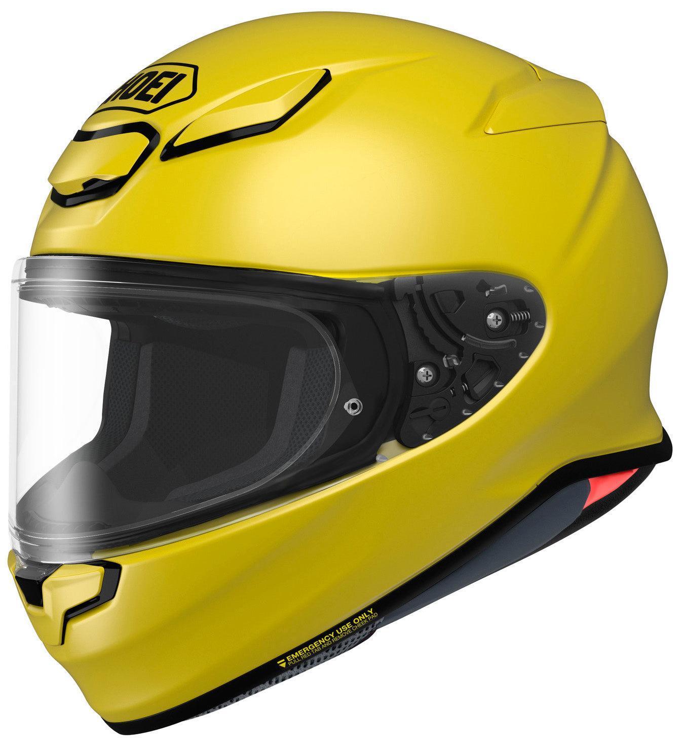 Shoei RF-1400 Helmet - Brilliant Yellow – Motor Psycho Sport