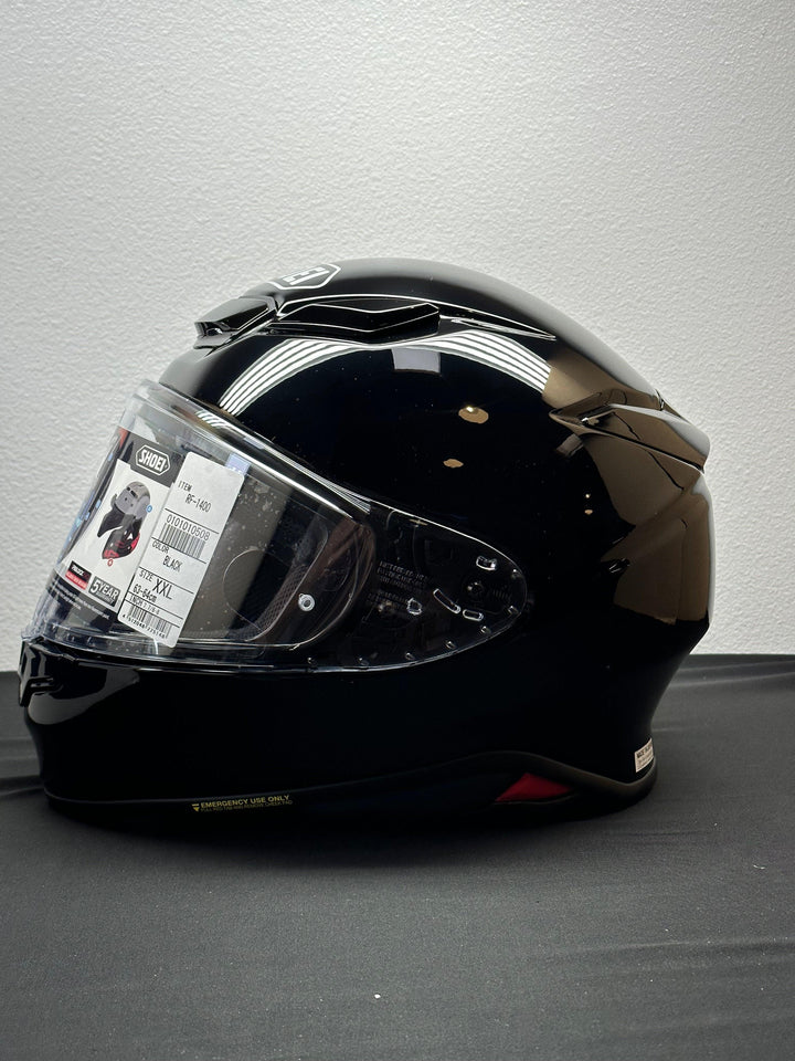 Shoei RF-1400 Helmet - Gloss Black - Size 2XL - OPEN BOX - Motor Psycho Sport