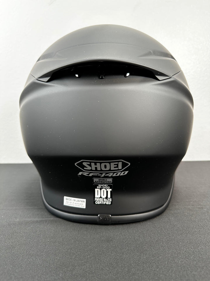 Shoei RF-1400 Helmet - Matte Black - Size 3XL - OPEN BOX - Motor Psycho Sport