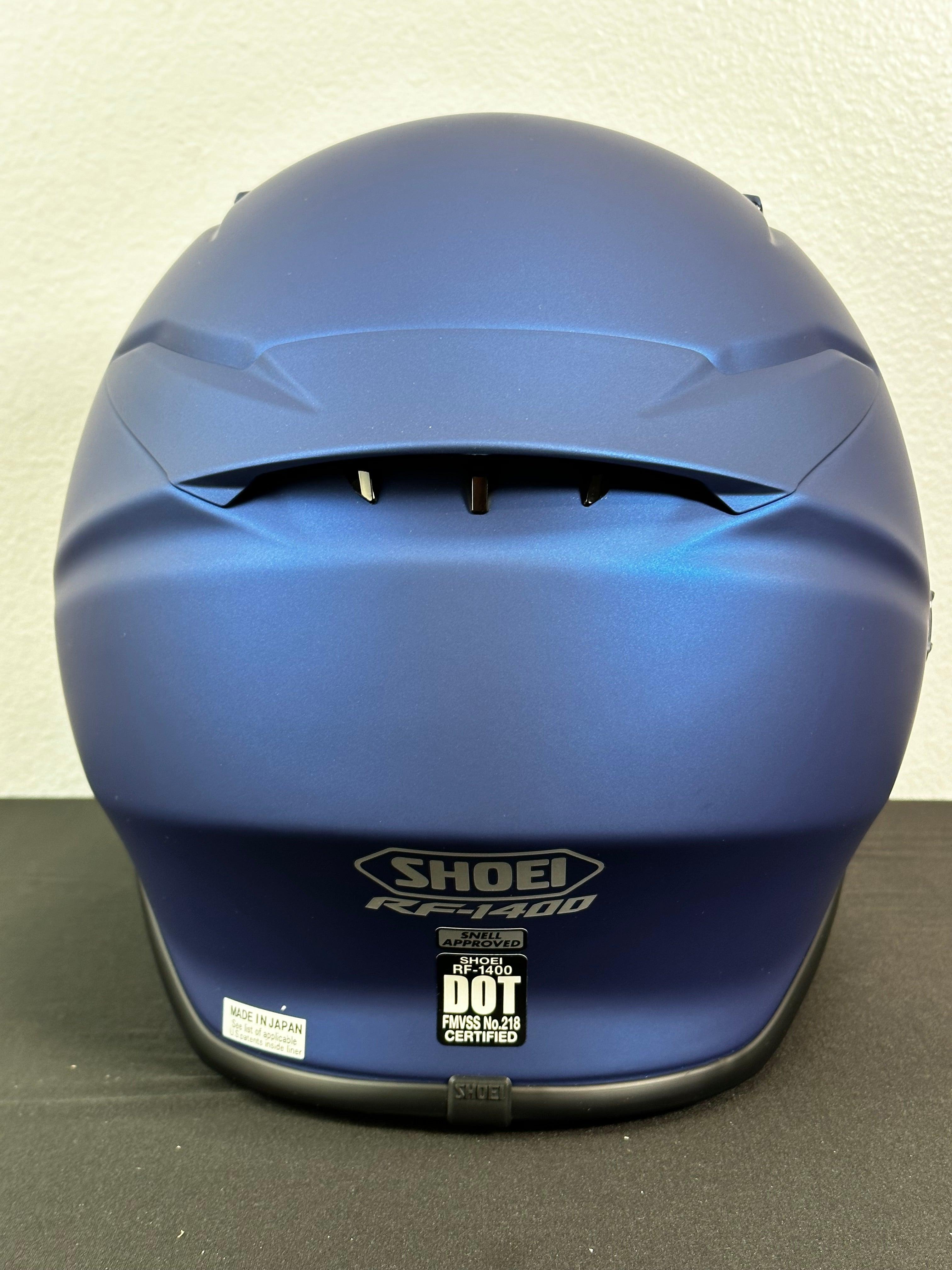 Shoei RF-1400 Helmet - Matte Blue - Size Large - USED / OPEN BOX