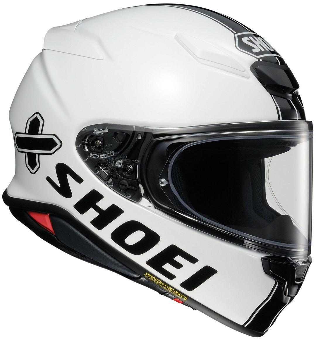 Shoei RF-1400 Ideograph Helmet - TC-6 White/Black - Motor Psycho Sport