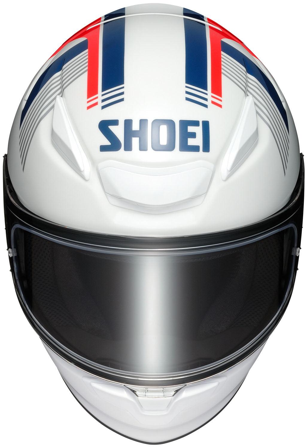 Shoei RF-1400 MM93 Retro Helmet - TC-10 White/Red/Blue - Motor Psycho Sport