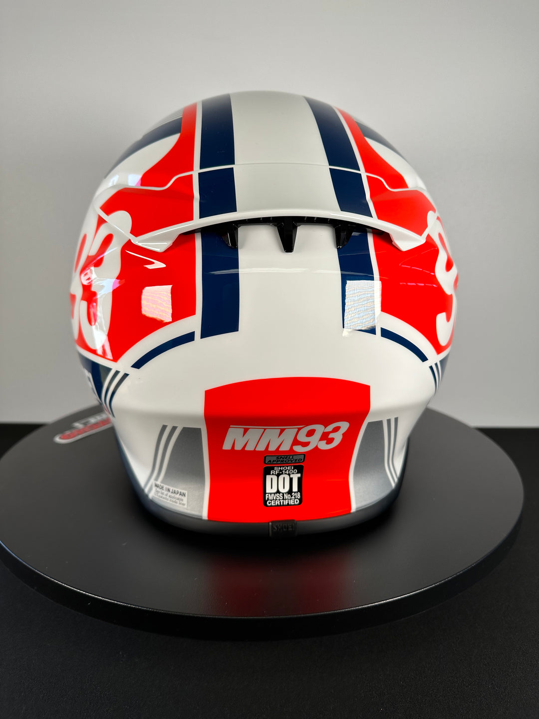 Shoei RF-1400 MM93 Retro Helmet - TC-10 White/Red/Blue