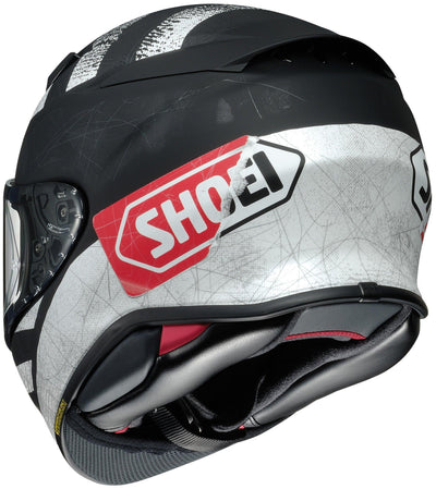Shoei RF-1400 Scanner Helmet - TC-5 Matte Black/White - Motor Psycho Sport
