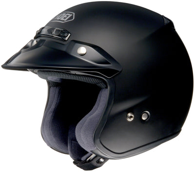 Shoei RJ Platinum-R Open-Face Helmet - Matte Black - Motor Psycho Sport