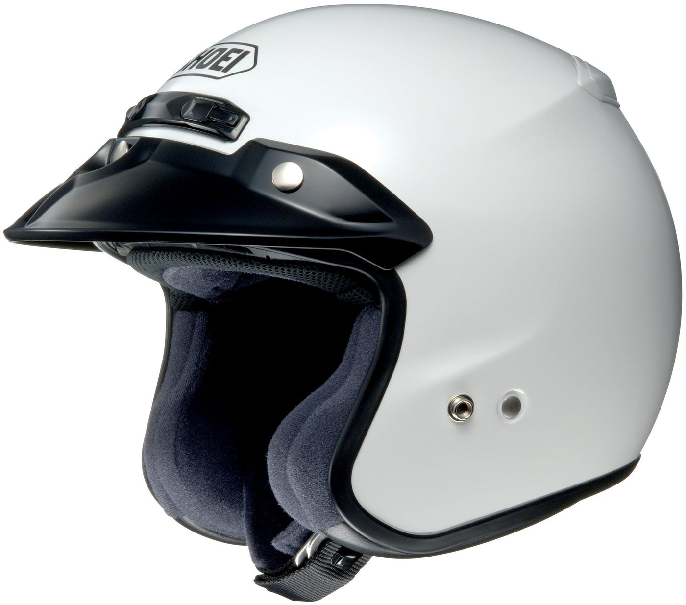 Shoei RJ Platinum-R Open-Face Helmet - White - Motor Psycho Sport